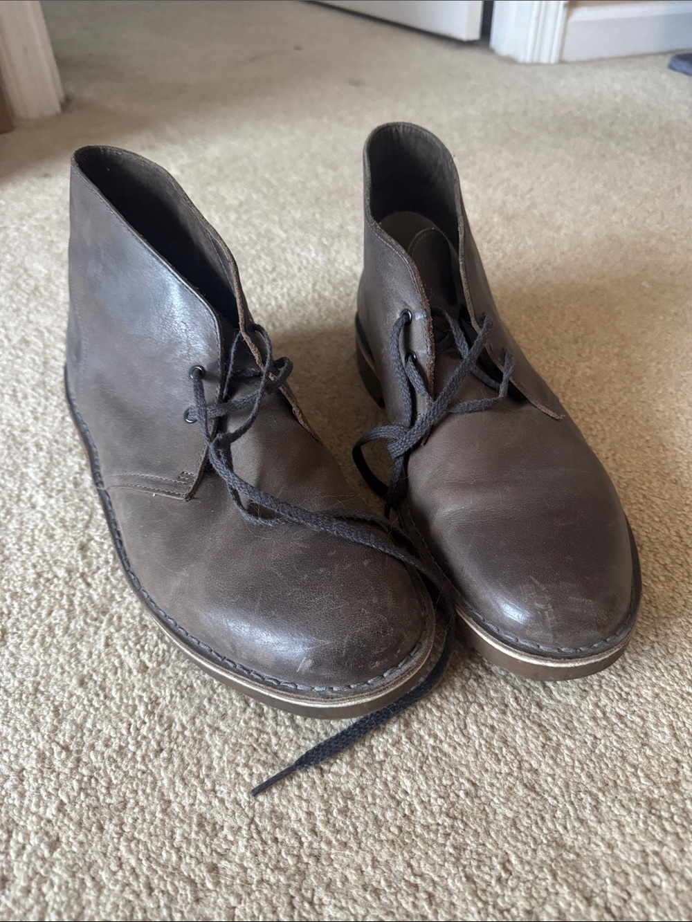 Men's Brown Leather Boots - Clark’s